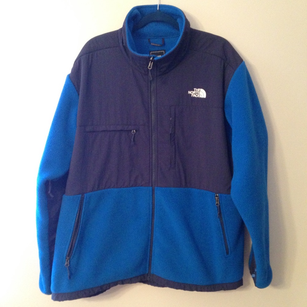 North Face Men's Blue Denali Polartec Jacket 2XL